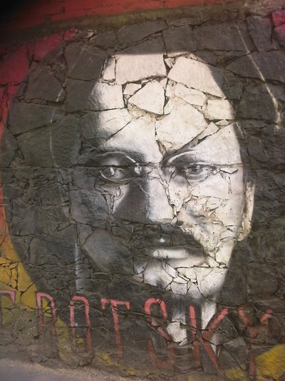 Graffiti di Leon Trotsky da Unbekannt