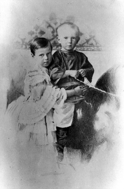Granduchessa Maria Alexandrovna e Granduca Sergei Alexandrovich di Russia, c1860-c1862 da Unbekannt