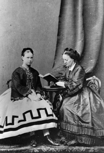 Granduchessa Maria Alexandrovna di Russia con Anna Tyutcheva da Unbekannt