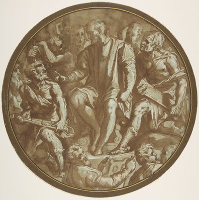 Granduca Cosimo I di Toscana circondato dai suoi artisti da Unbekannt