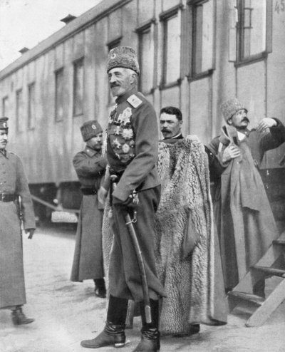 Granduca Nikolai Nikolaevich, generale russo della Prima Guerra Mondiale, 16-17 marzo 1917 da Unbekannt
