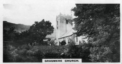 Chiesa di Grasmere, luogo di sepoltura di Wordsworth, Cumbria, c1920 da Unbekannt
