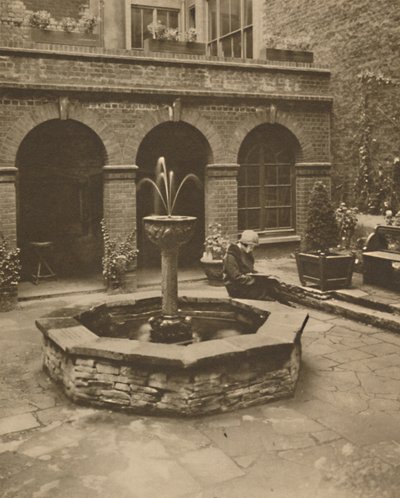 Cimitero di St. Ethelburga, Bishopgate, Un Luogo di Riposo per i Vivi, c. 1935 da Unbekannt