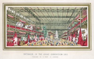 Grande Esposizione, Crystal Palace, Hyde Park, Londra, 1851 da Unbekannt