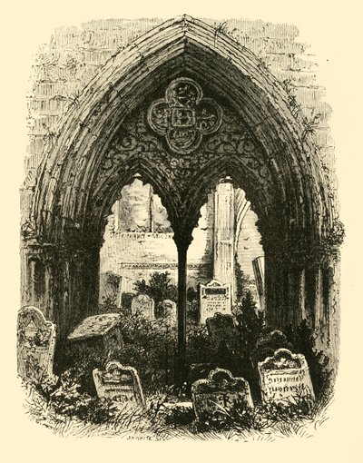 Grande portale, Abbazia di Crowland, 1890 da Unbekannt