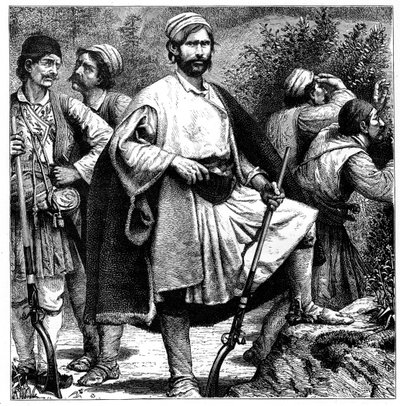 Briganti greci, c1890 da Unbekannt