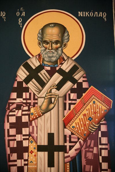 Icona ortodossa greca che raffigura San Nicola, Salonicco, Grecia da Unbekannt