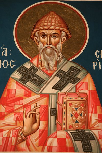 Icona greco-ortodossa raffigurante San Spiridione, Salonicco, Grecia da Unbekannt