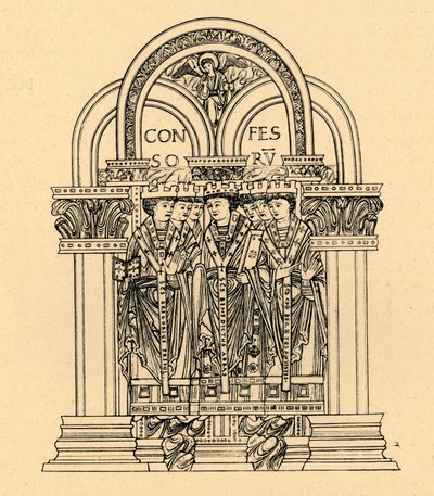 Gregorio Magno, San Benedetto e San Cutberto, 1908 da Unbekannt