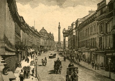 Grey Street, Newcastle-on-Tyne, c1890 da Unbekannt