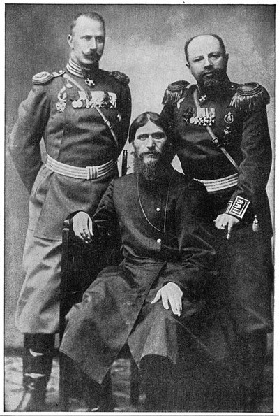 Grigorij Efimovič Rasputin, mistico e santo russo da Unbekannt