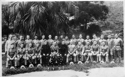Ritratto di gruppo della Compagnia C, 2° Battaglione del Reggimento dei Re, Iraq, 1926 da Unbekannt