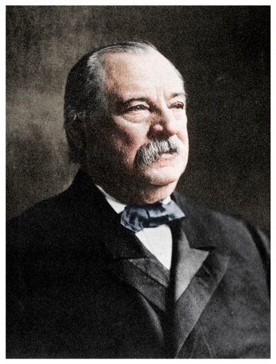 Grover Cleveland, 22° e 24° Presidente degli Stati Uniti, XIX secolo, 1955 da Unbekannt