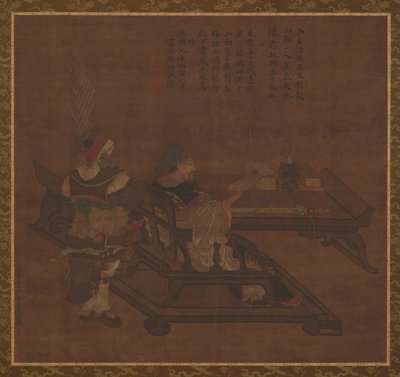 Guan Yu e Zhou Cang, dinastia Ming, 1368-1644 da Unbekannt