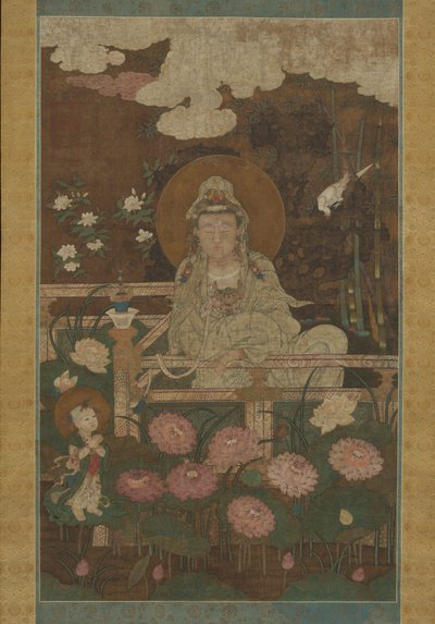 Guanyin come il Bodhisattva dei Nove Loti, 1593 da Unbekannt