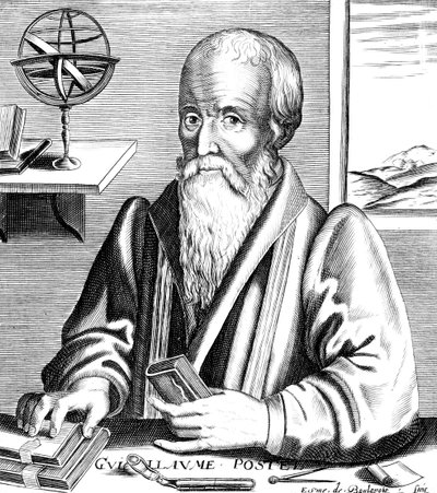 Guillaume Postel, linguista, astronomo e diplomatico francese del 16° secolo da Unbekannt