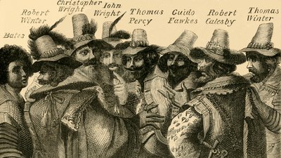 Guy Fawkes e i cospiratori, c1872 da Unbekannt