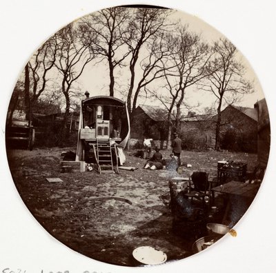 Campo zingaro, circa 1890 da Unbekannt