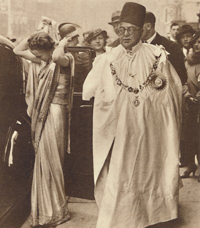H.H. Il Principe Aga Khan e la Begum Aga Khan, 12 maggio 1937 da Unbekannt