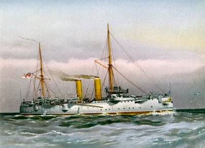 HMS Magicienne, incrociatore di 2ª classe della Royal Navy, c1890-c1893 da Unbekannt