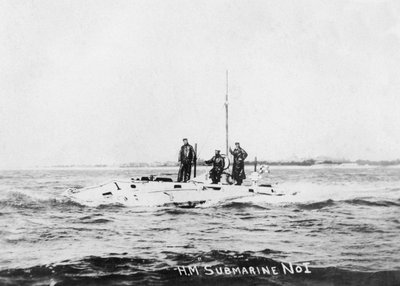 Sottomarino HM No1, c1908 da Unbekannt