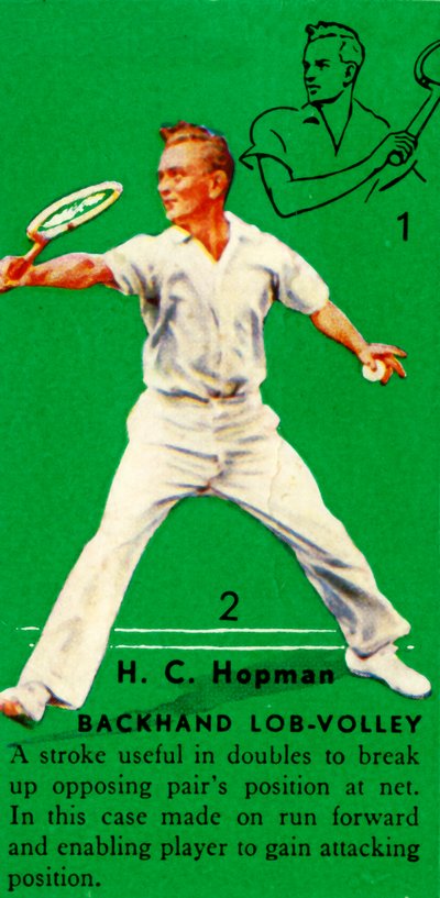 H. C. Hopman - Backhand Lob-Volley da Unbekannt