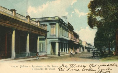 Habana - Residenze sul Prado, 1907 da Unbekannt