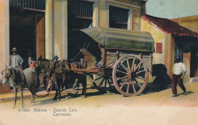 Habana - Carro spagnolo. Carromato, c1907 da Unbekannt