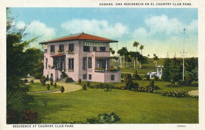 Habana: Una Residenza nel Country Club Park, c1910 da Unbekannt