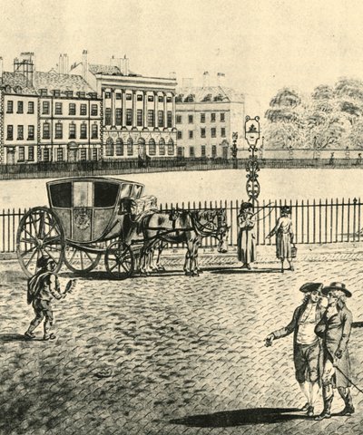 Carrozza Hackney, 1787, 1925 da Unbekannt