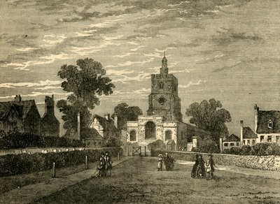 Chiesa di Hackney, c1876 da Unbekannt