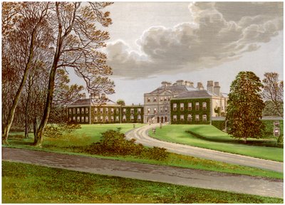 Haddo House, Aberdeenshire, casa del Conte di Aberdeen, c1880 da Unbekannt