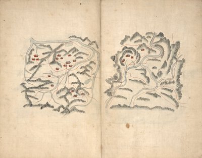 Mappa di Haedong. Mappa di Hosŏ. da Unbekannt