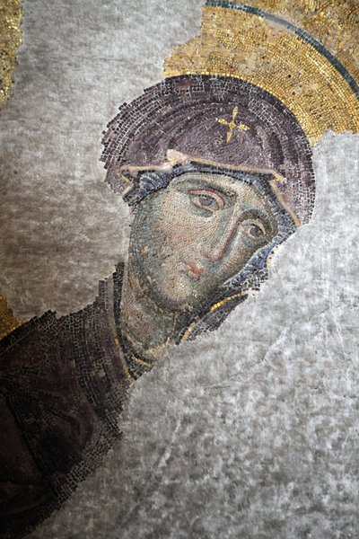 Hagia Sophia Deesis mosaico - Vergine Maria, Istanbul, Turchia da Unbekannt