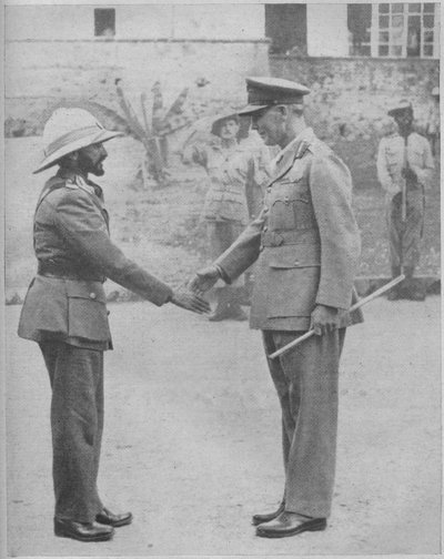 Haile Selassie e il generale Cunningham da Unbekannt