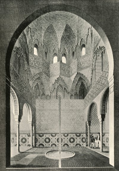 Sala degli Abencerrages, XIX secolo, 1907 da Unbekannt