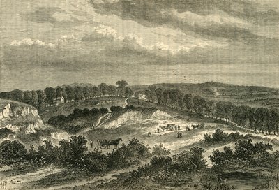 Hampstead Heath nel 1840 da Unbekannt