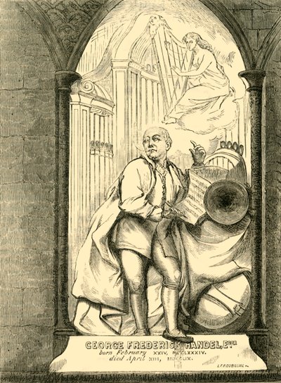 Monumento a Händel da Unbekannt