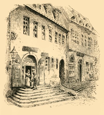 Luogo di nascita di Handel, Halle, Sassonia, 1907 da Unbekannt