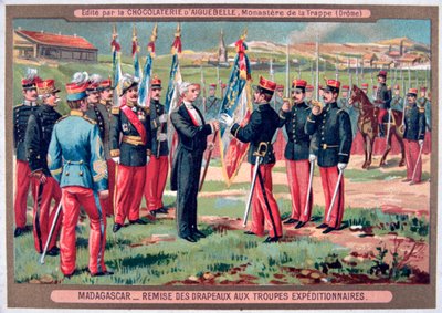 Consegna della Bandiera alle Truppe di Spedizione, Madagascar, 1883-1896 da Unbekannt