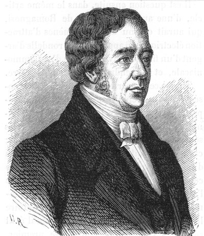 Hans Christian Oersted, fisico danese, [c1870] da Unbekannt