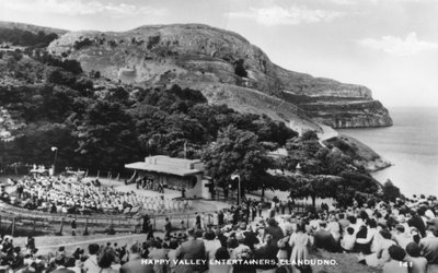 Intrattenitori di Happy Valley, Llandudno, 20° secolo da Unbekannt
