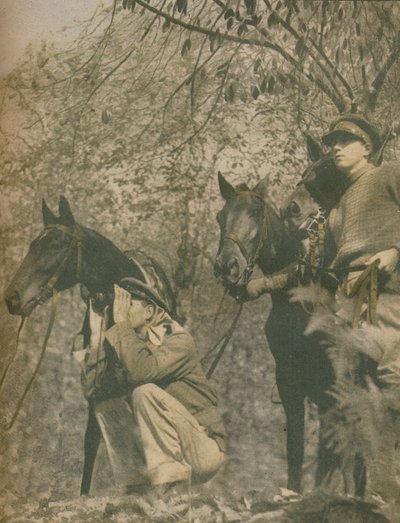 Felice con le cavalcature di nuovo da Unbekannt