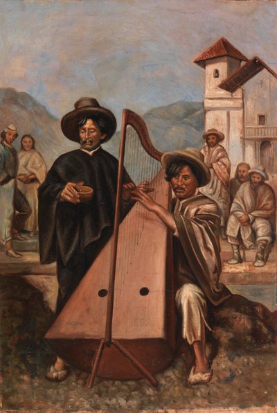 Arpista, ca. 1890-1892 da Unbekannt