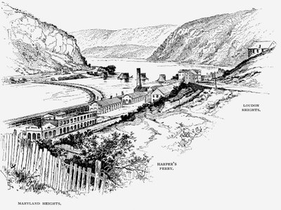 Harpers Ferry, West Virginia, c. 1870 da Unbekannt