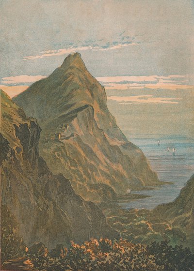 Hartland Point. Vicino a Clovelly, North Devon, 1864 da Unbekannt