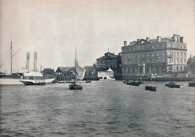 Harwich - Il Molo e il Great Eastern Hotel, 1895 da Unbekannt
