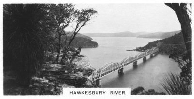 Fiume Hawkesbury, Australia, 1928 da Unbekannt