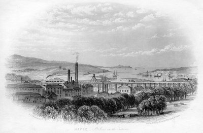 Hayle St Ives in lontananza, c1860 da Unbekannt