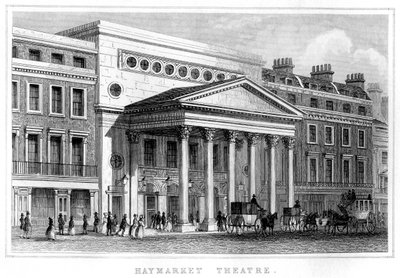 Teatro Haymarket, Westminster, Londra, XIX secolo da Unbekannt